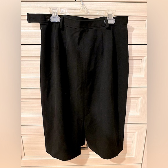 Knee-length black pencil skirt - Picture 3 of 5